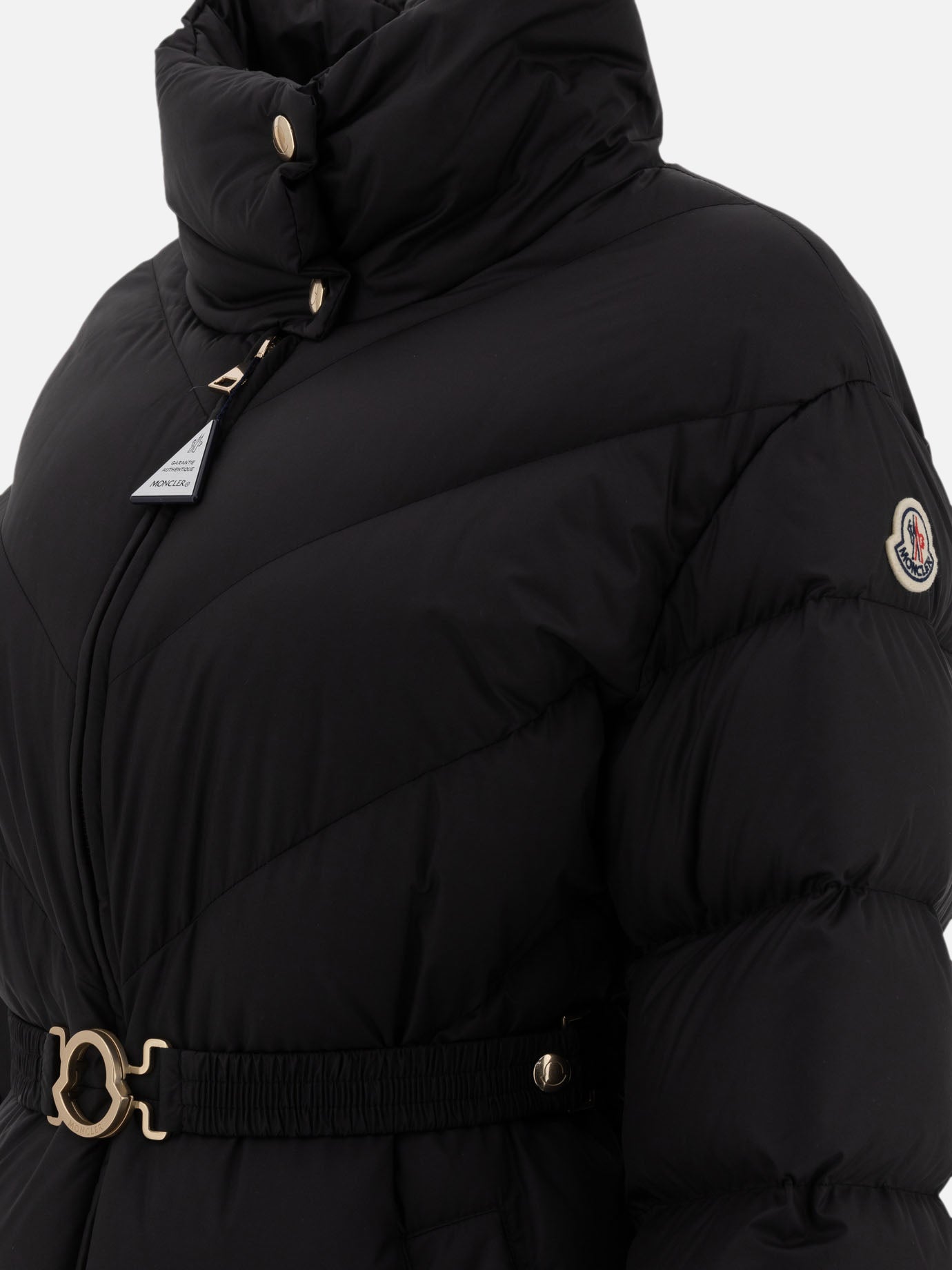 Piumini lunghi Solid colour  Nero - Moncler Donna | PDP | VIETTI Online Store | Zoom-Modal_4
