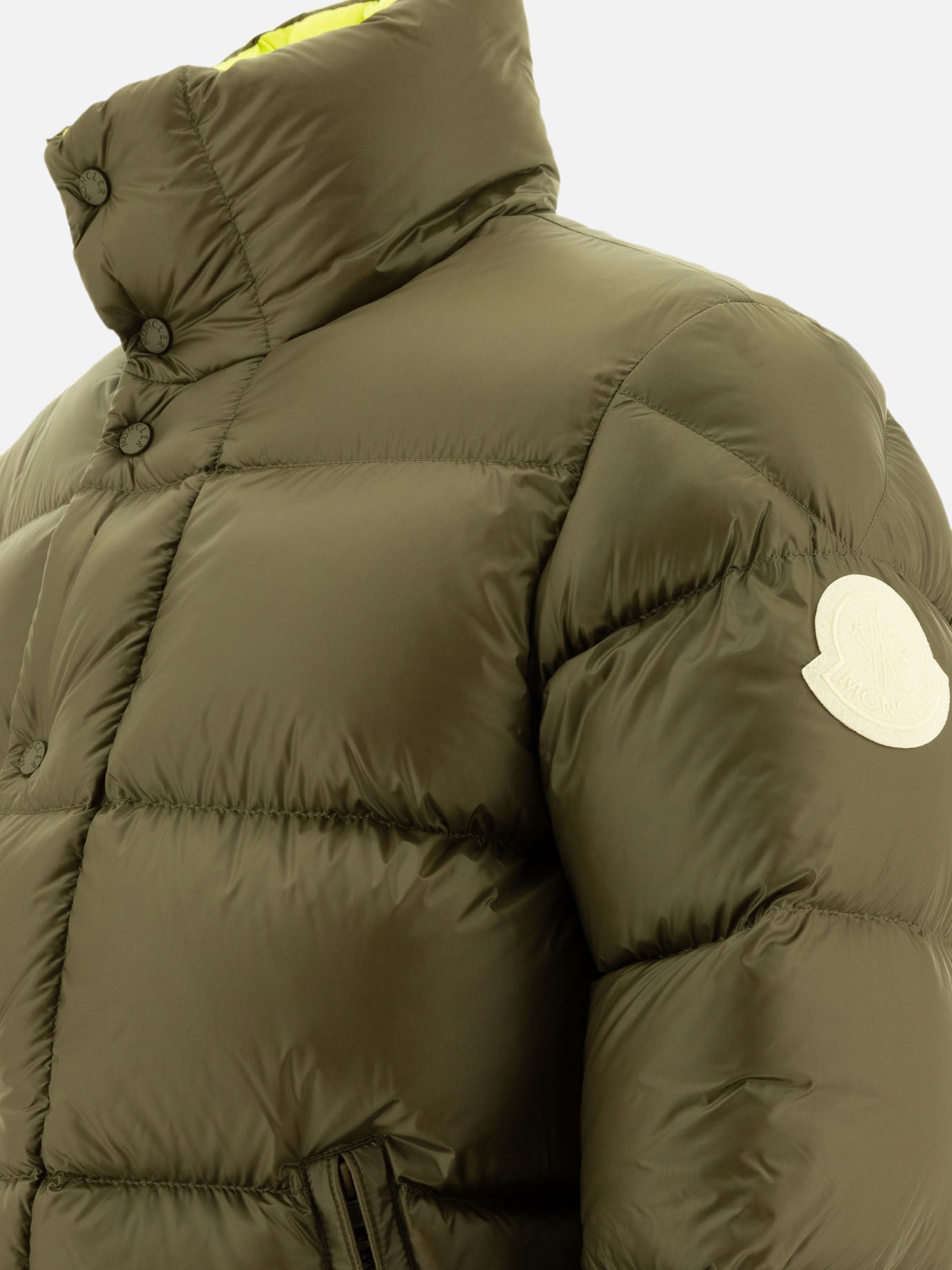 Piumini corti Solid colour  Verde - Moncler Uomo | PDP | VIETTI Online Store | thumbnail_4