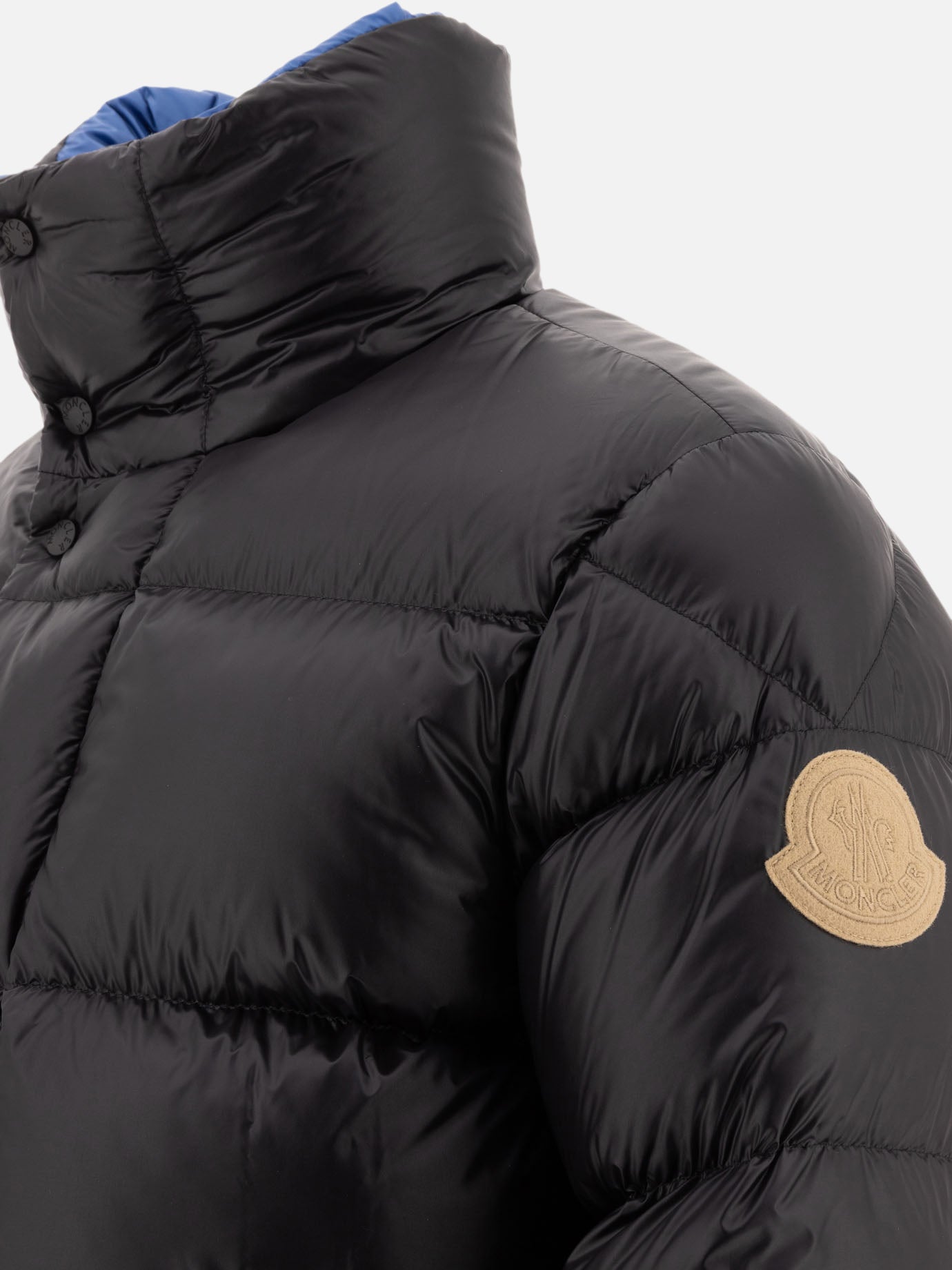 Piumini corti Solid colour  Nero - Moncler Uomo | PDP | VIETTI Online Store | thumbnail_4