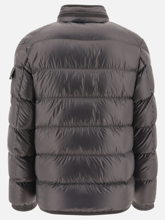 Down jackets Solid colour  Grey - Moncler Men | PLP | VIETTI Online Store | 2
