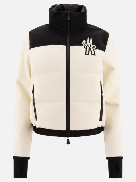 Moncler Grenoble Bicolour down jacket White