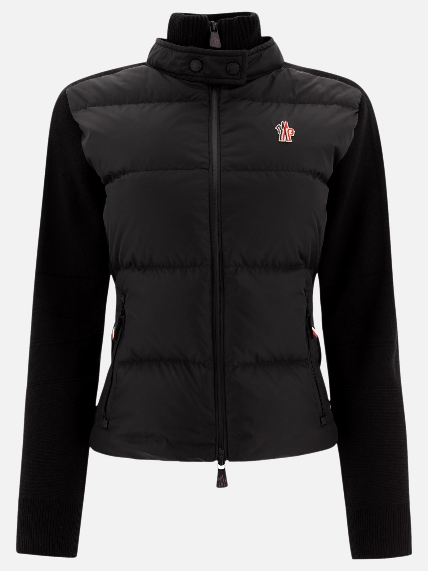 Moncler Grenoble Tricot down jacket Black