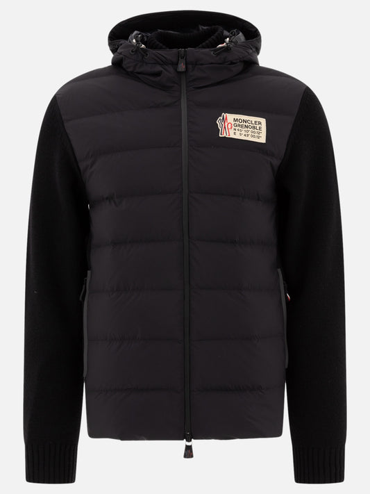 Moncler Grenoble Tricot down jacket Black