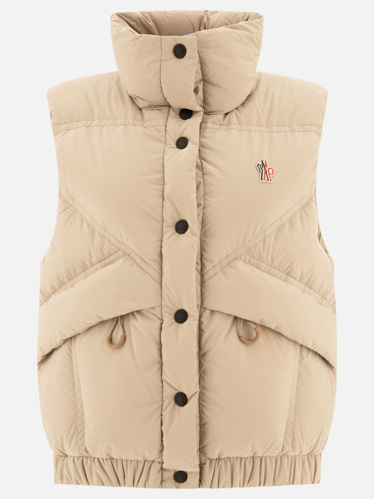 Giacche smanicate Solid colour  Beige - Moncler Grenoble Donna | PLP | VIETTI Online Store 
