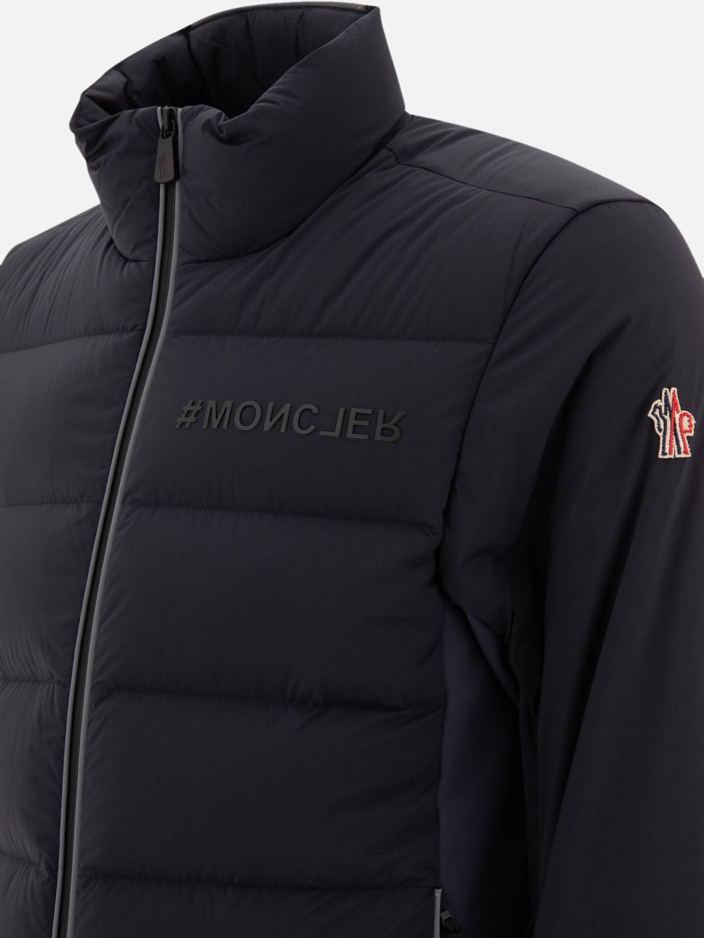 Down jackets Solid colour  Blue - Moncler Grenoble Men | PDP | VIETTI Online Store | Zoom-Modal_4
