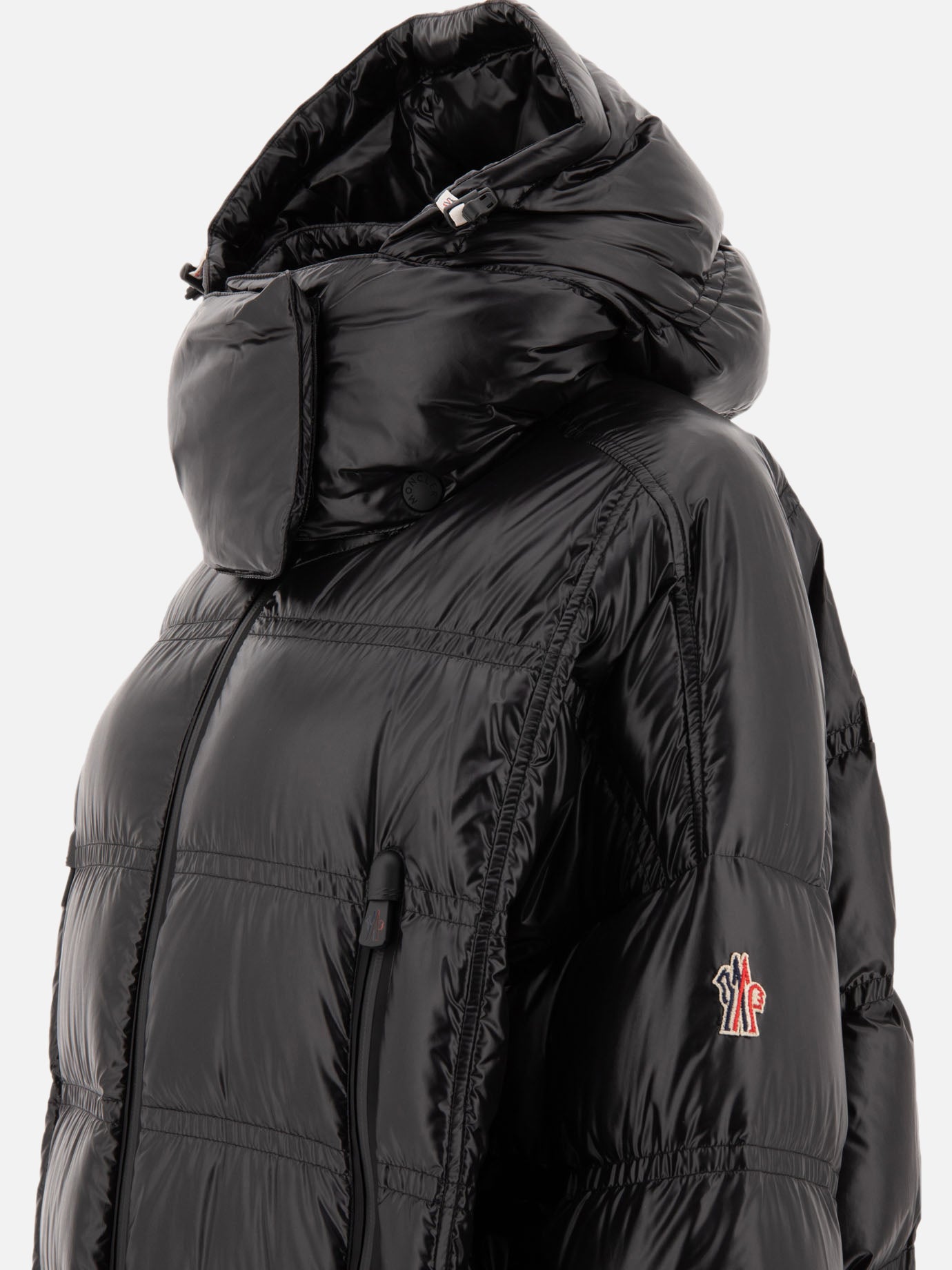 Piumini lunghi Solid colour  Nero - Moncler Grenoble Donna | PDP | VIETTI Online Store | Zoom-Modal_4
