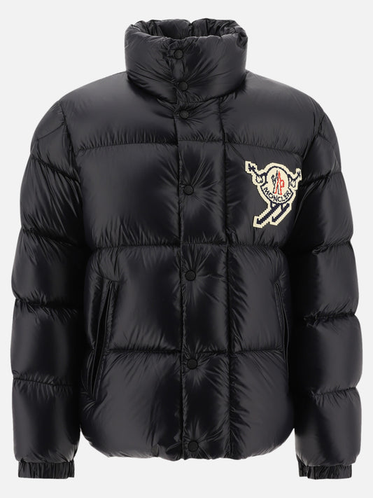 Down jackets Solid colour  Black - Moncler Men | PLP | VIETTI Online Store 
