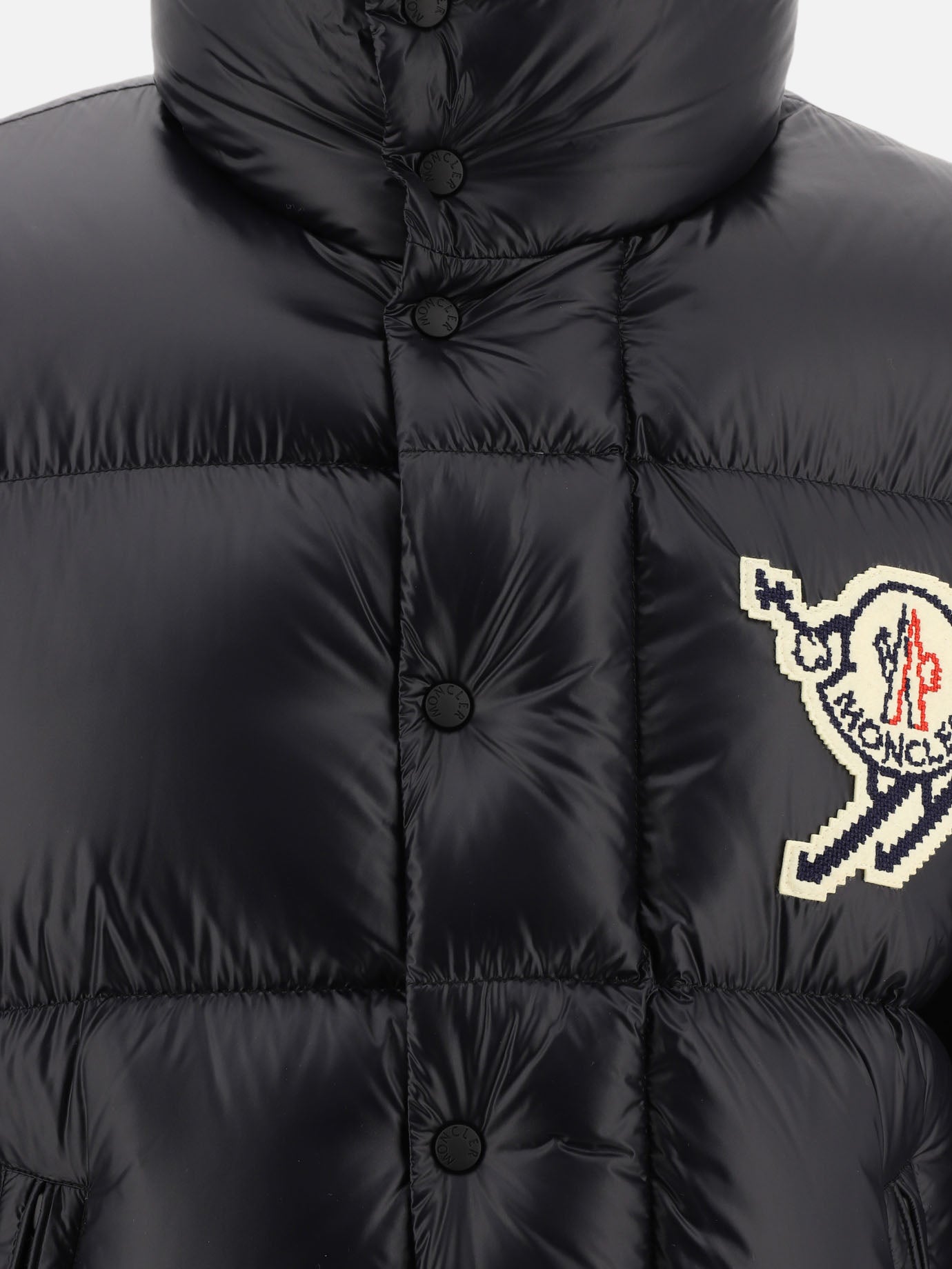 Down jackets Solid colour  Black - Moncler Men | PDP | VIETTI Online Store | thumbnail_3