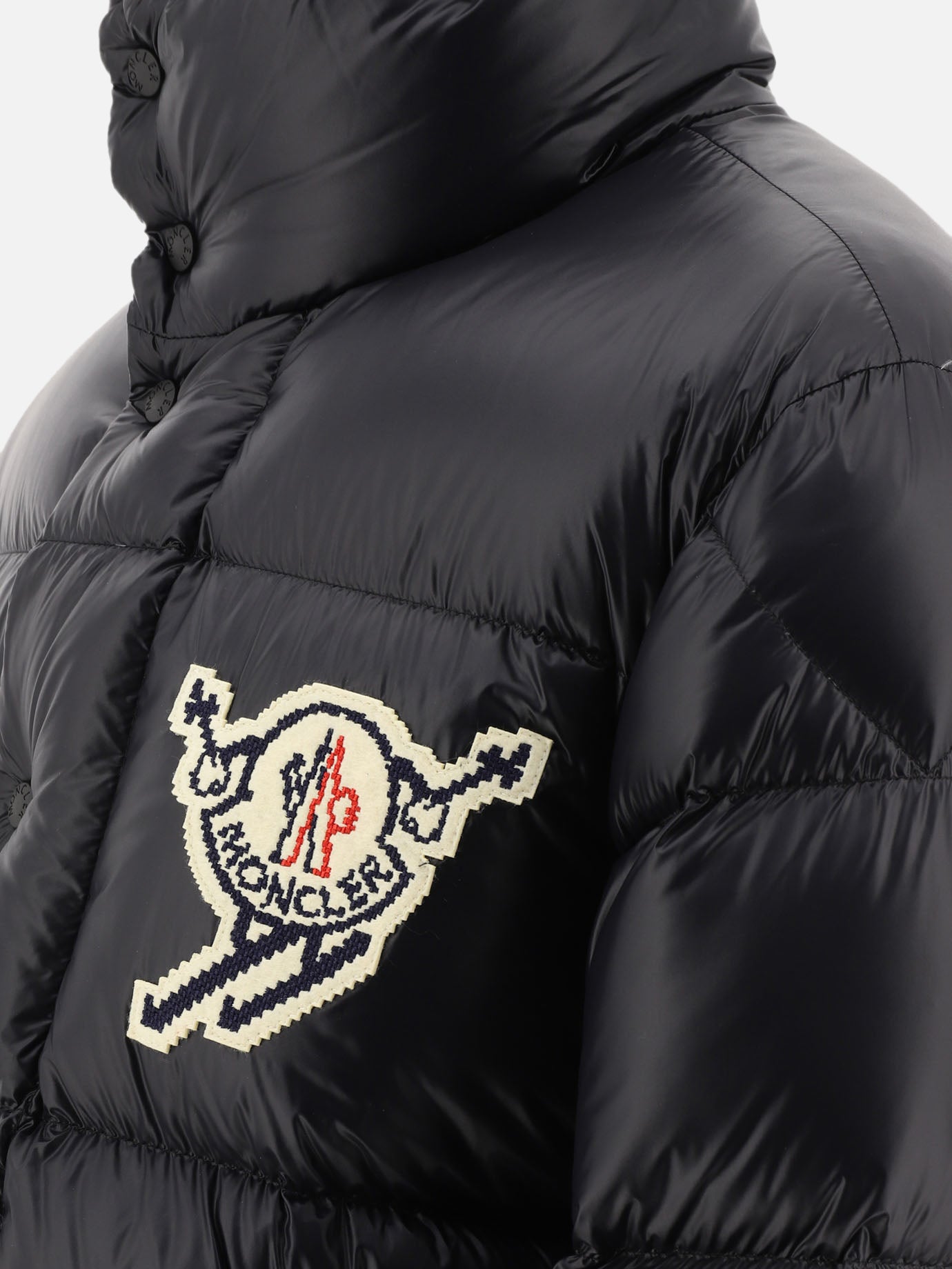 Down jackets Solid colour  Black - Moncler Men | PDP | VIETTI Online Store | Zoom-Modal_4
