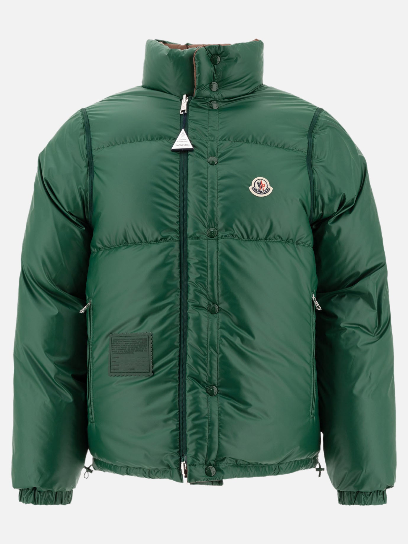 Piumini corti Solid colour  Marrone - Moncler Uomo | PDP | VIETTI Online Store | thumbnail_2