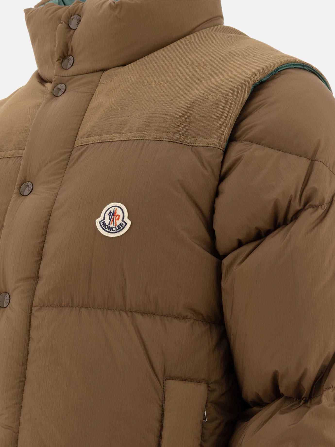 Piumini corti Solid colour  Marrone - Moncler Uomo | PDP | VIETTI Online Store | thumbnail_5