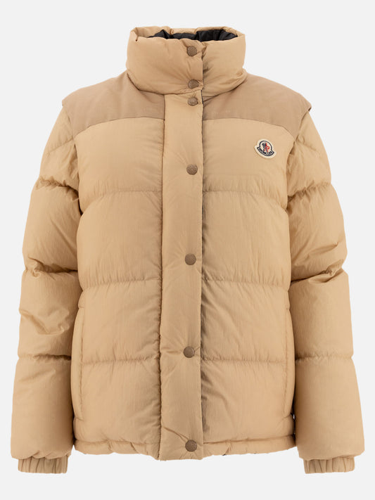 Piumini corti Solid colour  Beige - Moncler Donna | PLP | VIETTI Online Store 
