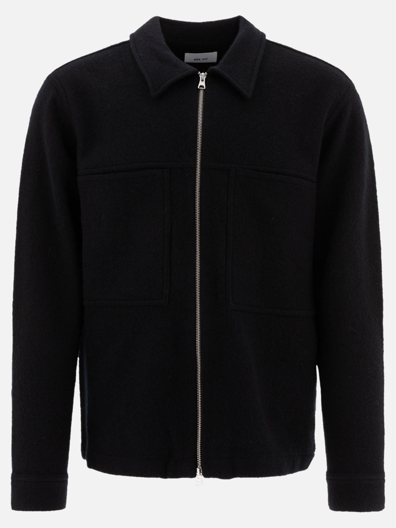 Overshirt jackets Solid colour  Black - NN.07 Men | PDP | VIETTI Online Store | Zoom-Modal
