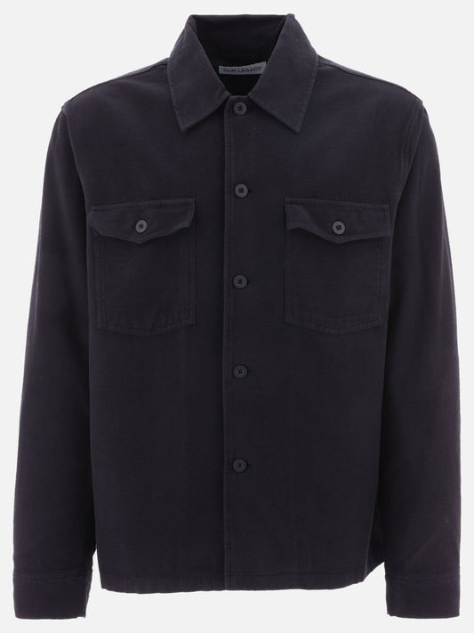 Overshirt jackets Solid colour  Black - Our Legacy Men | PLP | VIETTI Online Store 
