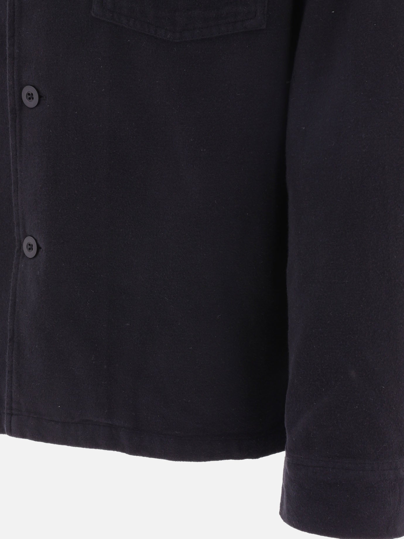 Overshirt jackets Solid colour  Black - Our Legacy Men | PDP | VIETTI Online Store | thumbnail_4