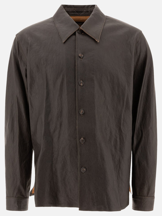 Overshirt jackets Solid colour  Brown - Our Legacy Men | PLP | VIETTI Online Store 
