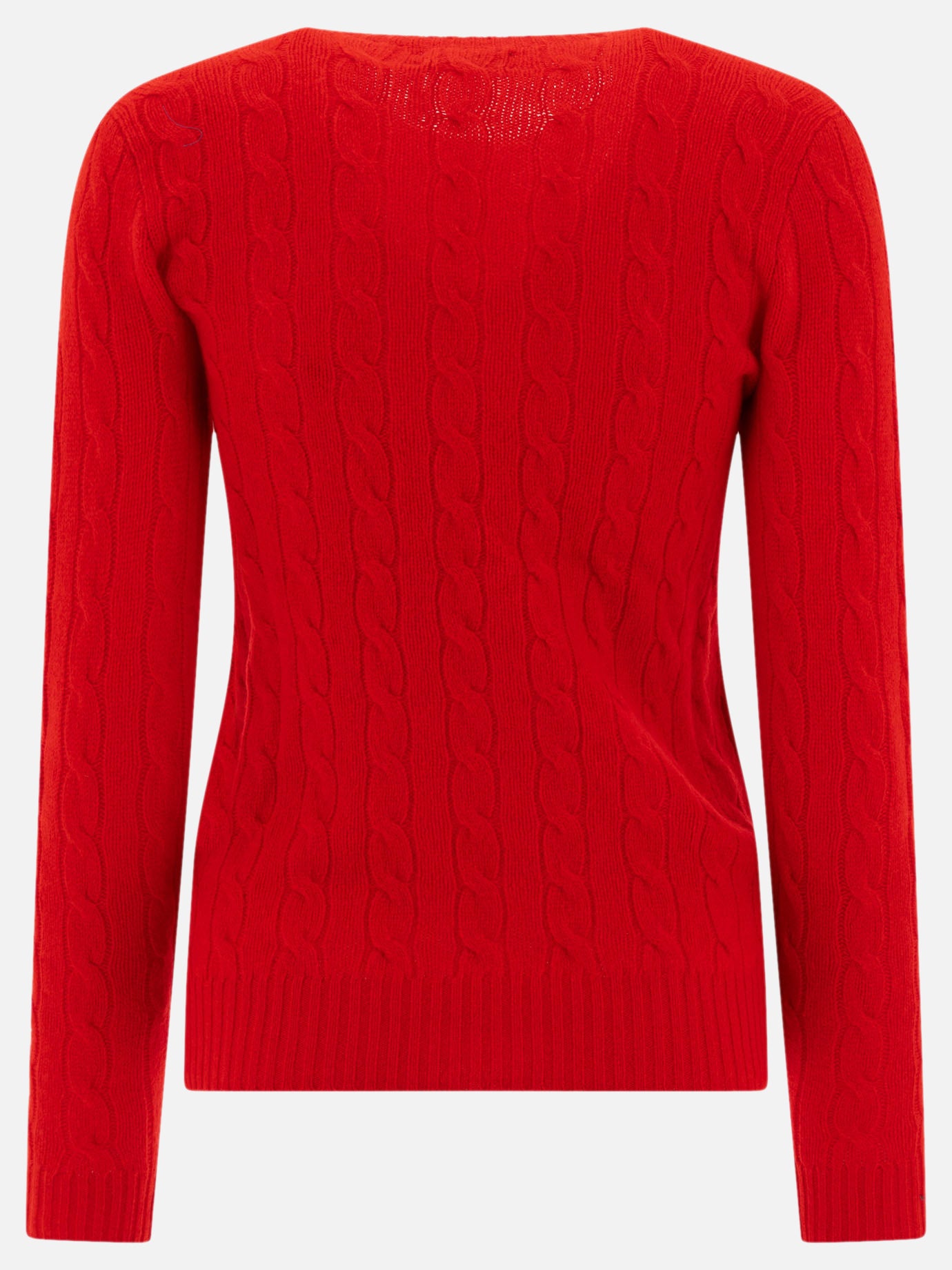 Polo Ralph Lauren "Pony" cable-knit sweater Red