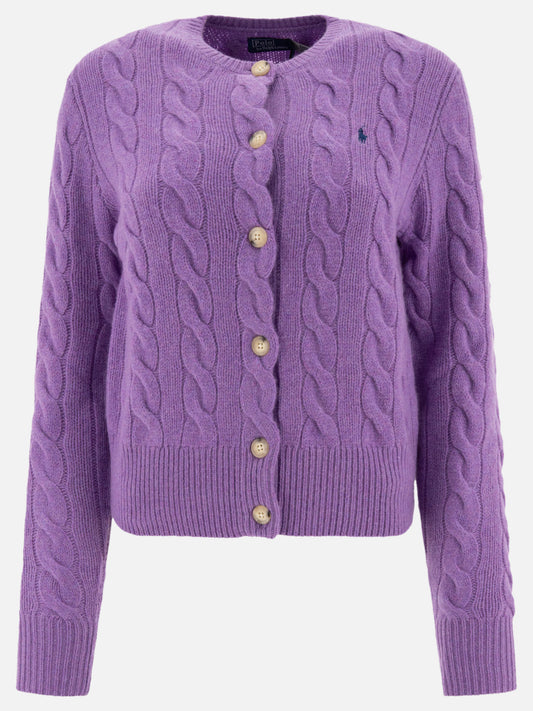 Cardigans Solid colour  Purple - Polo Ralph Lauren Women | PLP | VIETTI Online Store 

