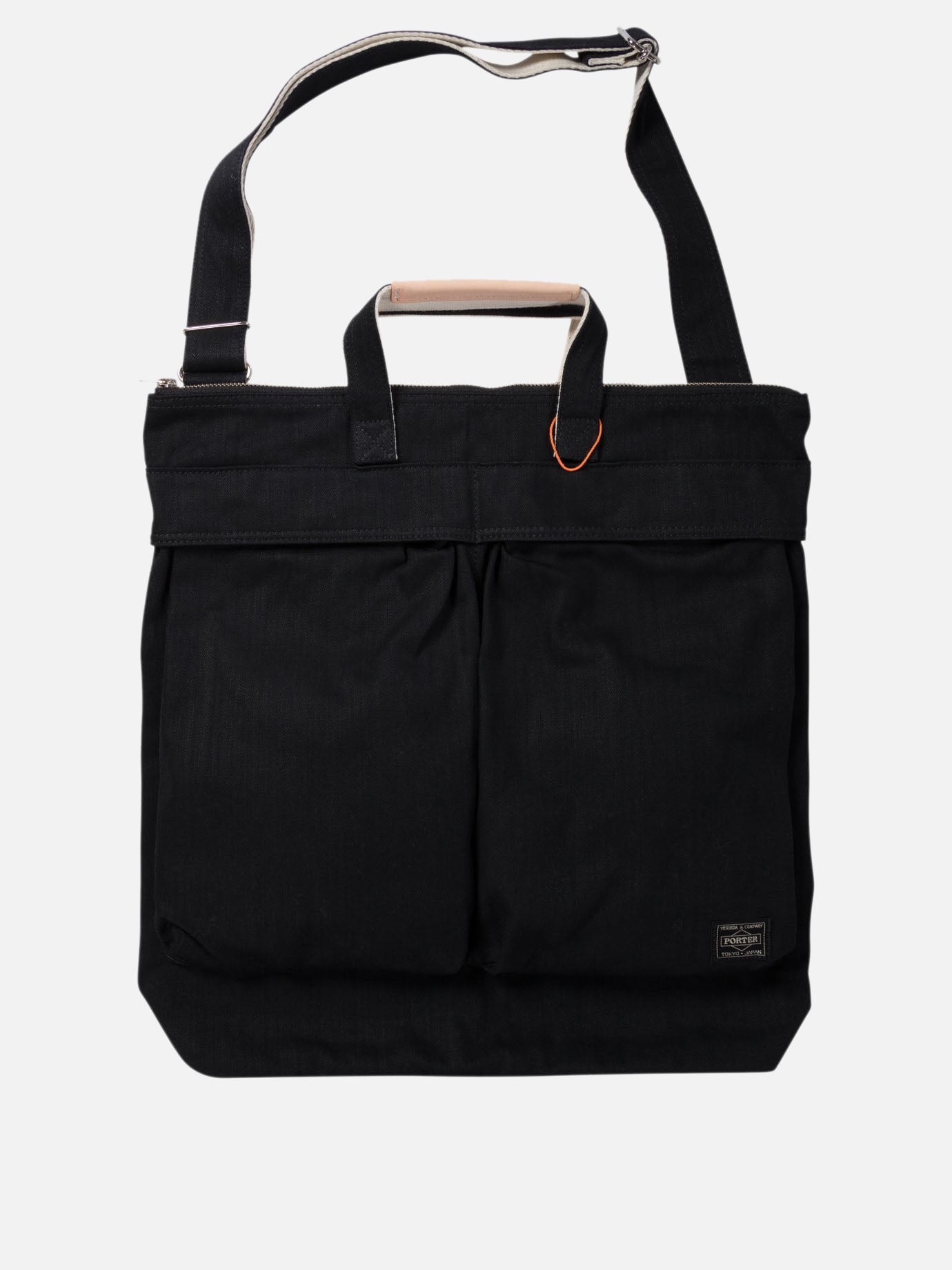 Porter Yoshida "Noir 2Way Helmet" tote bag Black