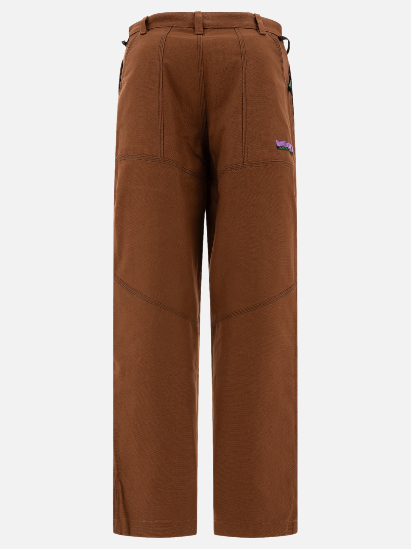 Rayon Vert "Rocky" trousers Brown