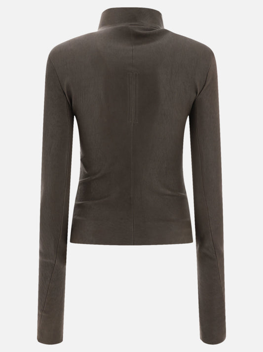 Giacche in pelle Solid colour  Grigio - Rick Owens Donna | PLP | VIETTI Online Store | 2
