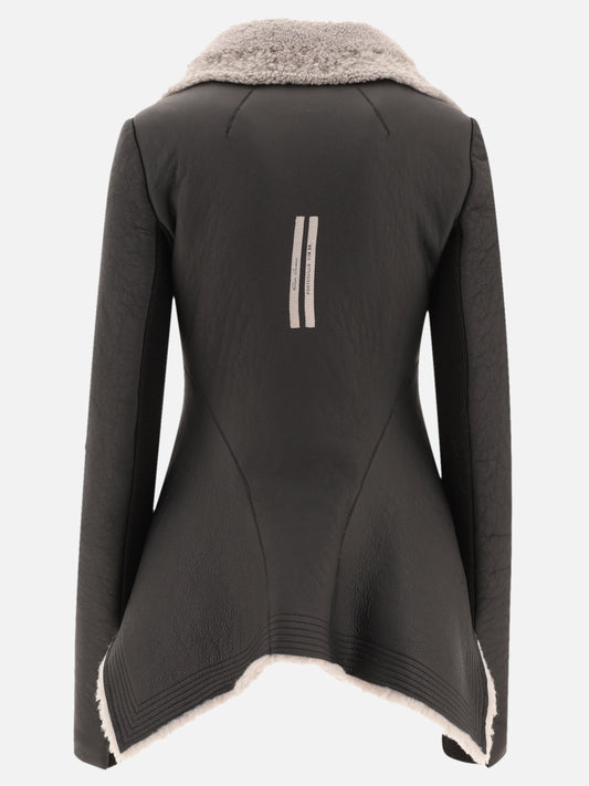 Giacche in pelle Solid colour  Nero - Rick Owens Donna | PLP | VIETTI Online Store | 2
