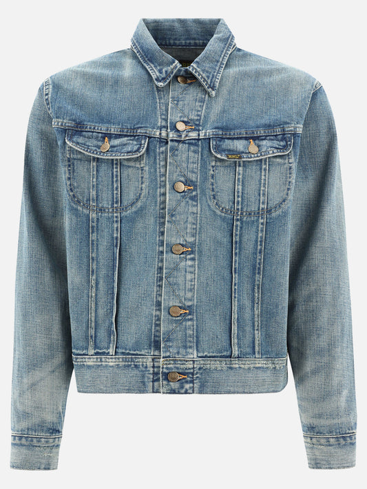 Giacche in denim Solid colour  Azzurro - RRL by Ralph Lauren Uomo | PLP | VIETTI Online Store 
