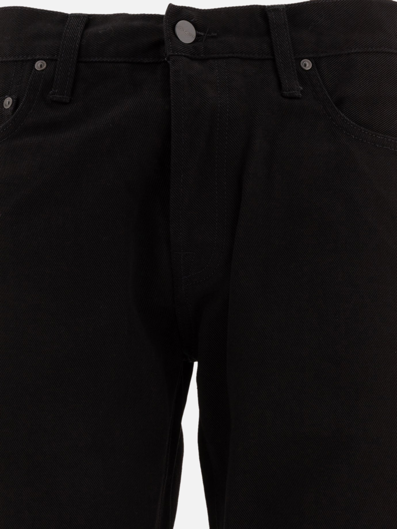 Straight-leg jeans Denim  Black - Carhartt WIP Men | PDP | VIETTI Online Store | thumbnail_3