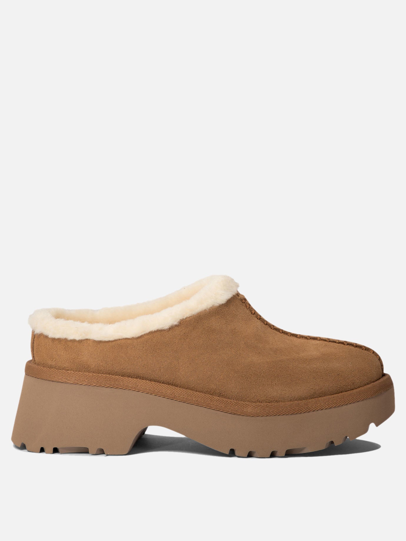 Slipper 100% leather - 100% eva  Beige - Ugg Donna | PDP | VIETTI Online Store | thumbnail