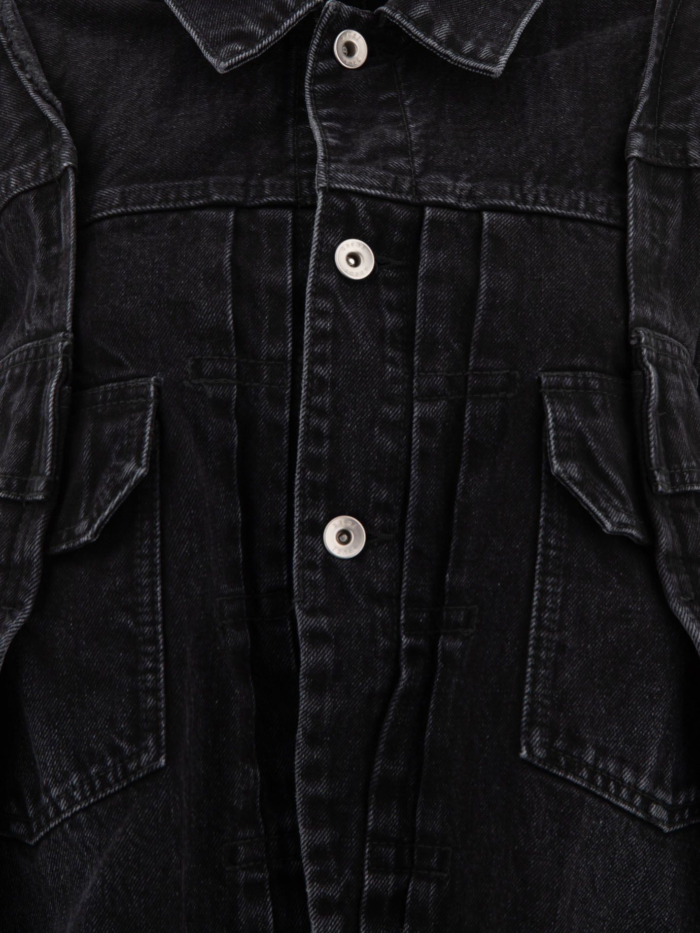 Giacche in denim Solid colour  Nero - Sacai Donna | PDP | VIETTI Online Store | Zoom-Modal_3
