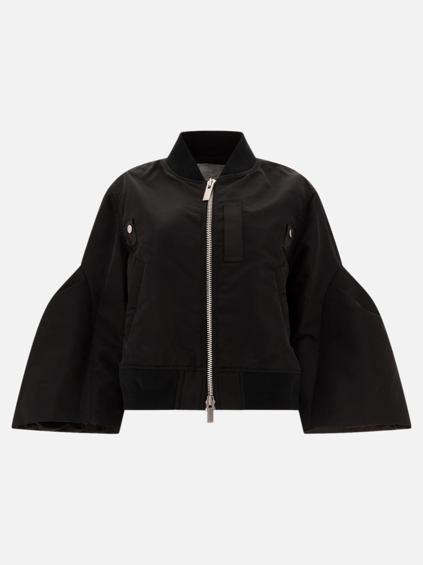 Bomber Solid colour  Nero - Sacai Donna | PDP | VIETTI Online Store | Zoom-Modal
