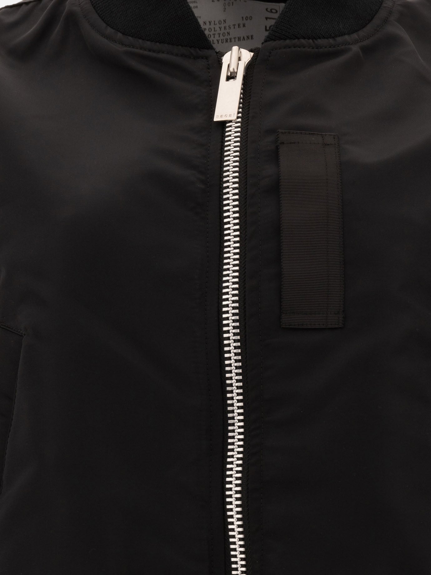 Bomber Solid colour  Nero - Sacai Donna | PDP | VIETTI Online Store | Zoom-Modal_3
