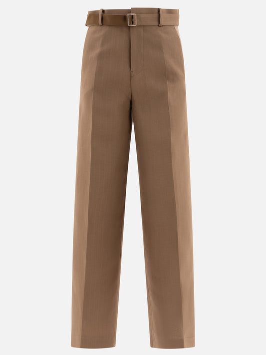 Pantaloni sartoriali con cintura