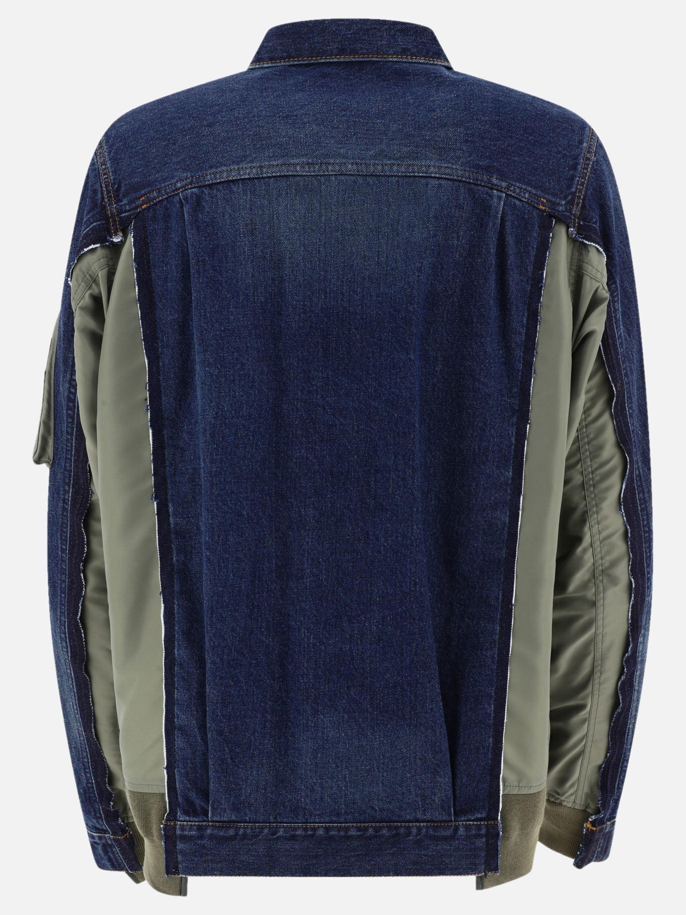 Giacche in denim 100% cotton  Blu - Sacai Uomo | PDP | VIETTI Online Store | Zoom-Modal_2
