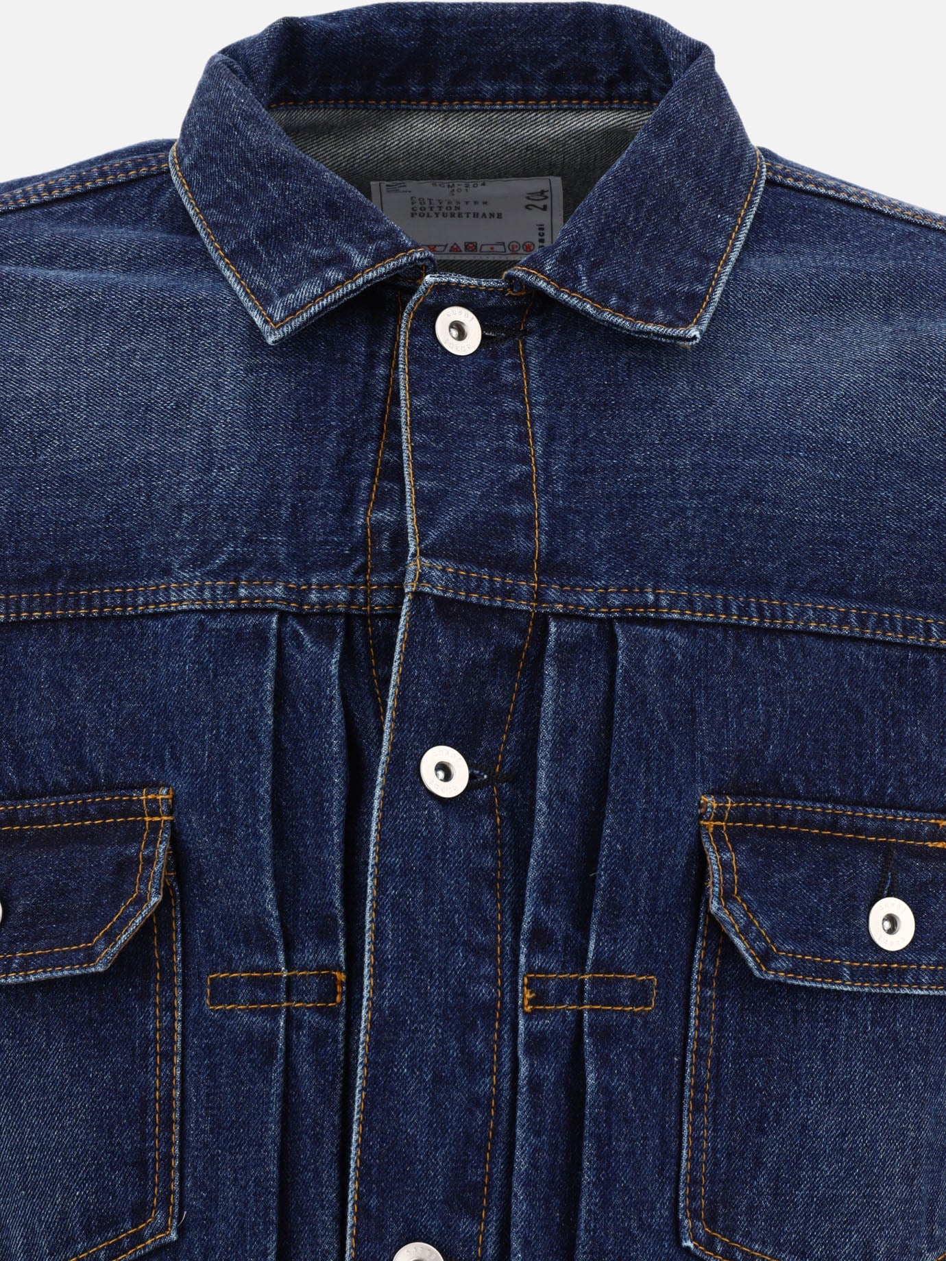 Giacche in denim 100% cotton  Blu - Sacai Uomo | PDP | VIETTI Online Store | thumbnail_3
