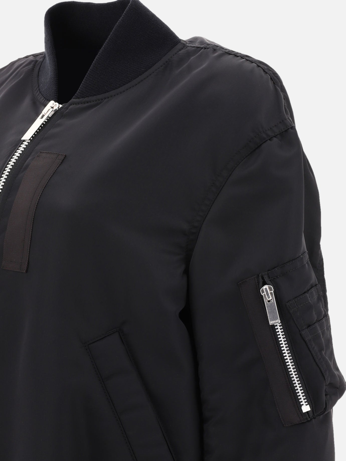 Bomber 100% nylon  Nero - Sacai Donna | PDP | VIETTI Online Store | thumbnail_4