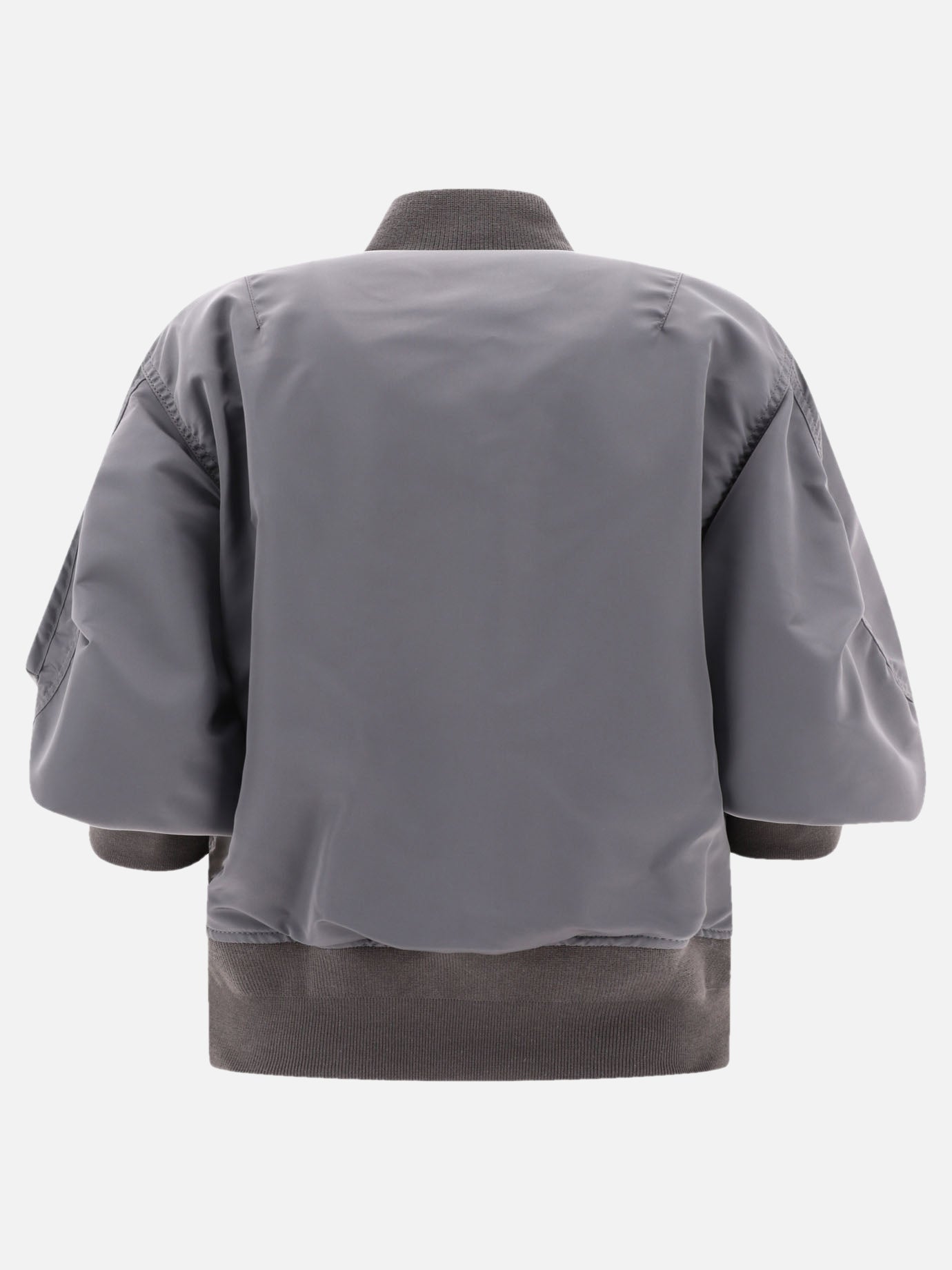 Bomber Solid colour  Grigio - Sacai Donna | PDP | VIETTI Online Store | Zoom-Modal_2
