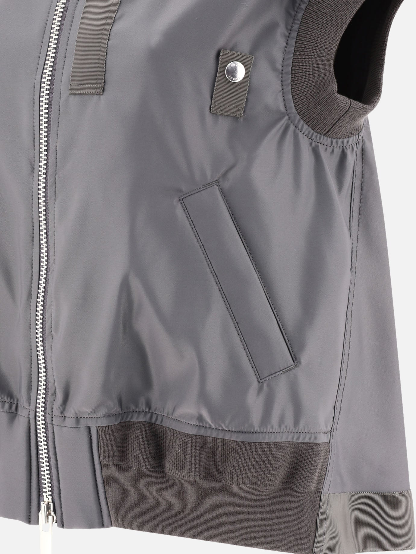 Nylon twill vest jacket