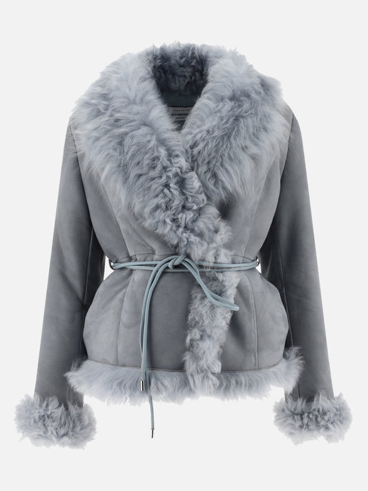 Giacche in pelle Solid colour  Azzurro - Saks Potts Donna | PLP | VIETTI Online Store 
