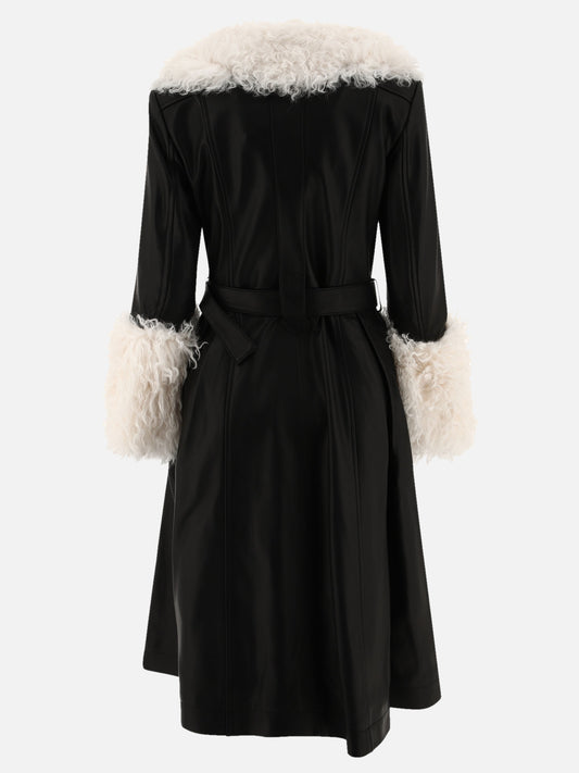 Cappotti lunghi Solid colour  Nero - Saks Potts Donna | PLP | VIETTI Online Store | 2
