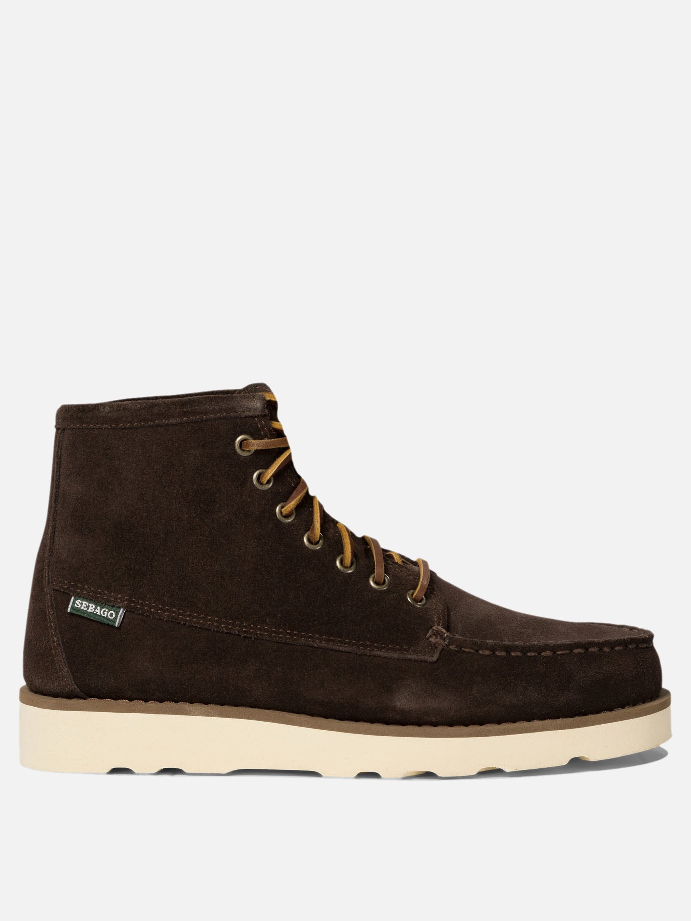 Lace-up boots 100% leather - 100% polyurethane  Brown - Sebago Men | PDP | VIETTI Online Store | Zoom-Modal

