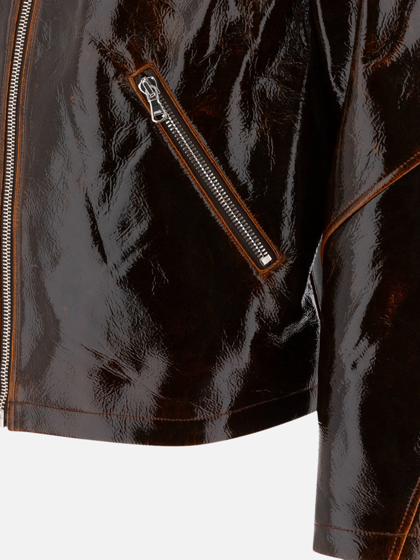 Giacche leggere & Trapuntate Solid colour  Marrone - Séfr Uomo | PDP | VIETTI Online Store | Zoom-Modal_4
