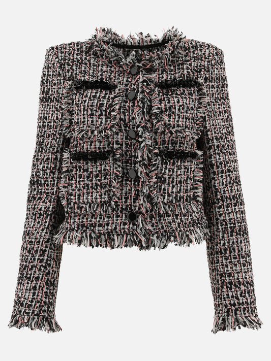 Blazer Tweed  Nero - Self-portrait Donna | PLP | VIETTI Online Store 
