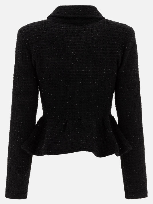 Blazer Solid colour  Nero - Self-portrait Donna | PLP | VIETTI Online Store | 2
