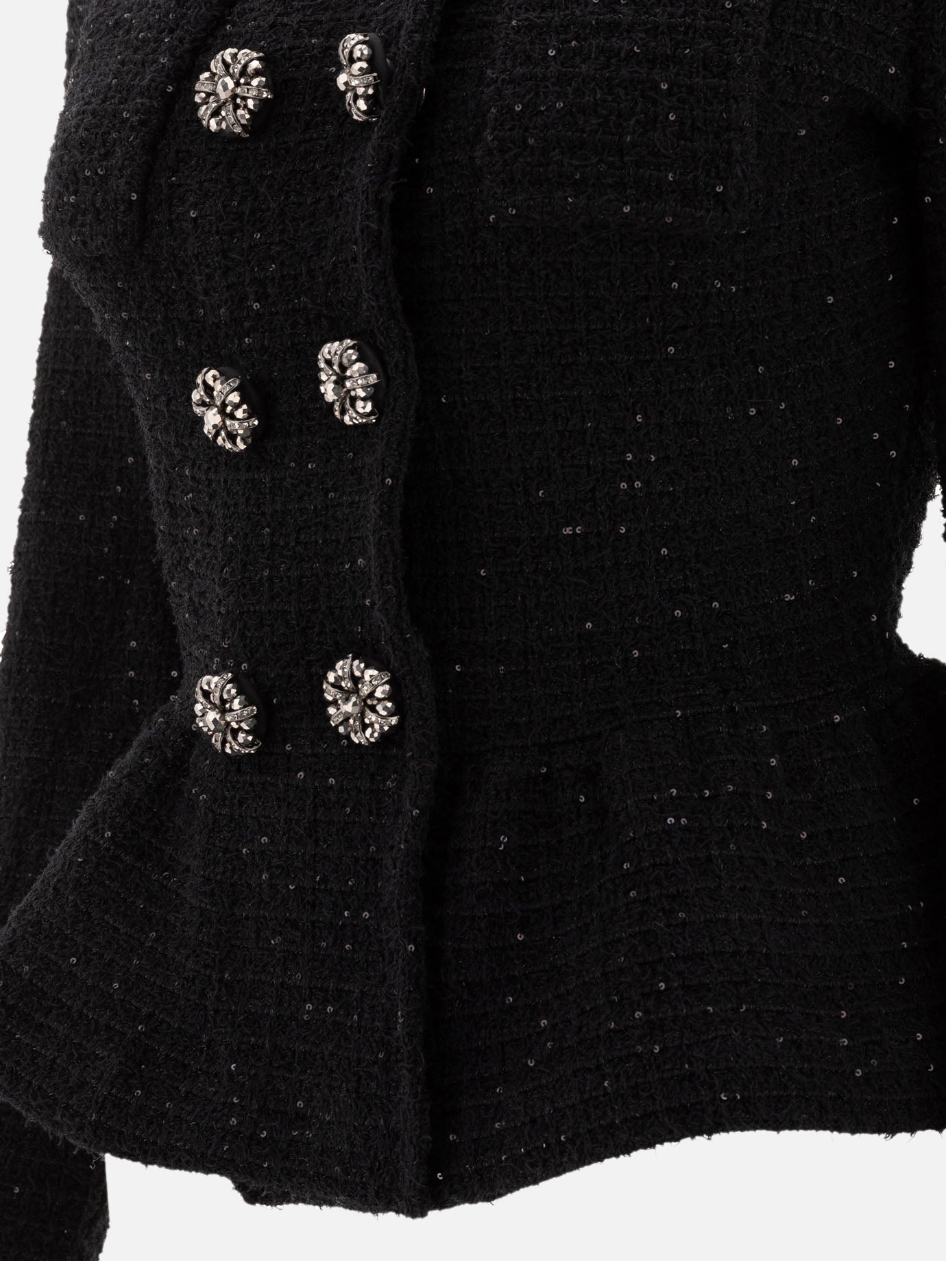 Blazer Solid colour  Nero - Self-portrait Donna | PDP | VIETTI Online Store | Zoom-Modal_4
