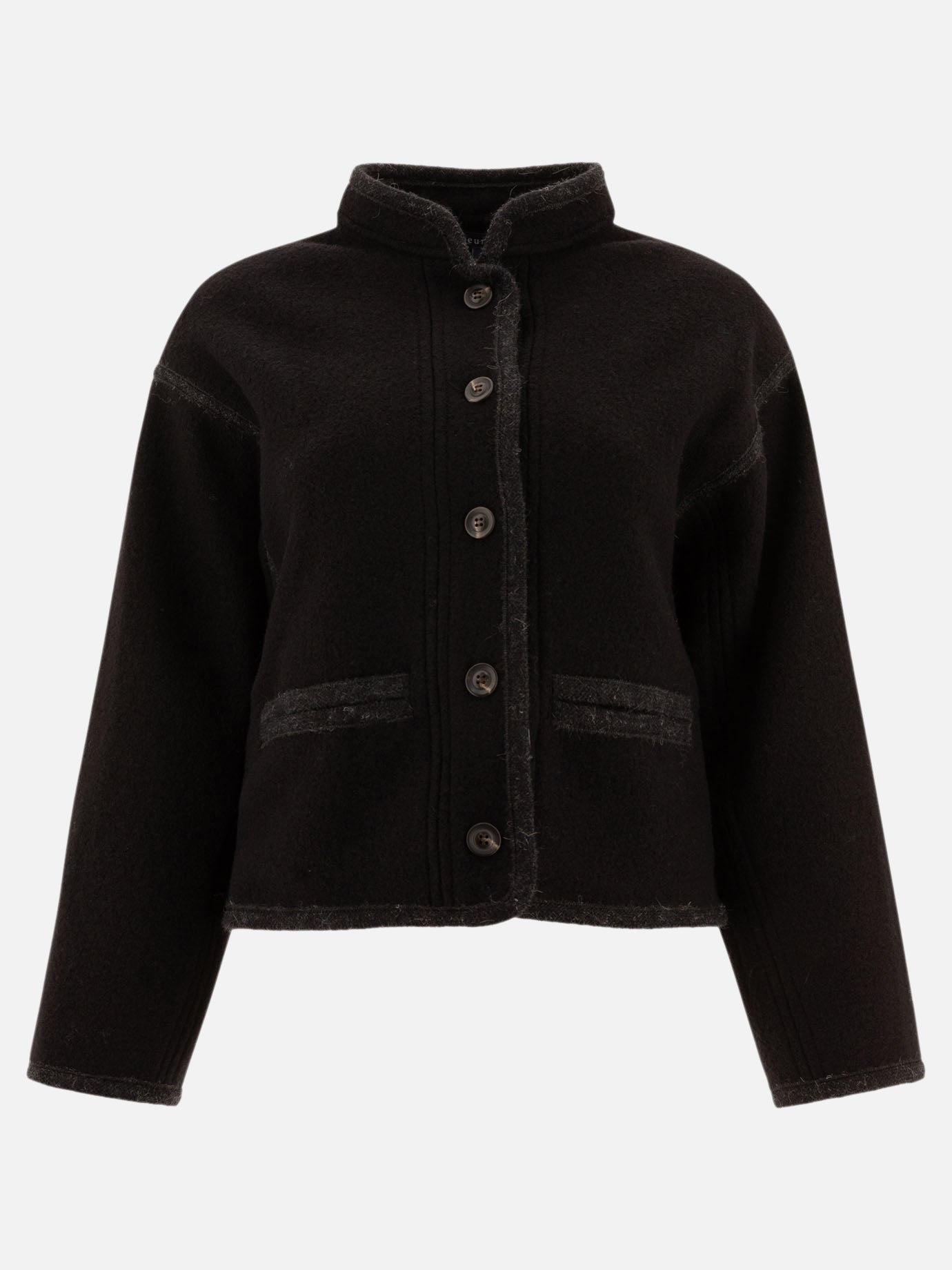 Cappotti corti Solid colour  Nero - Soeur Donna | PDP | VIETTI Online Store | thumbnail