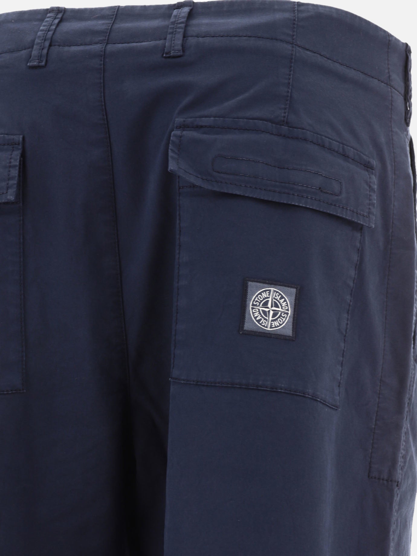 Stone Island Pantaloni cargo &quot;Compass&quot; 18604227_32 Blue thumbnail_4