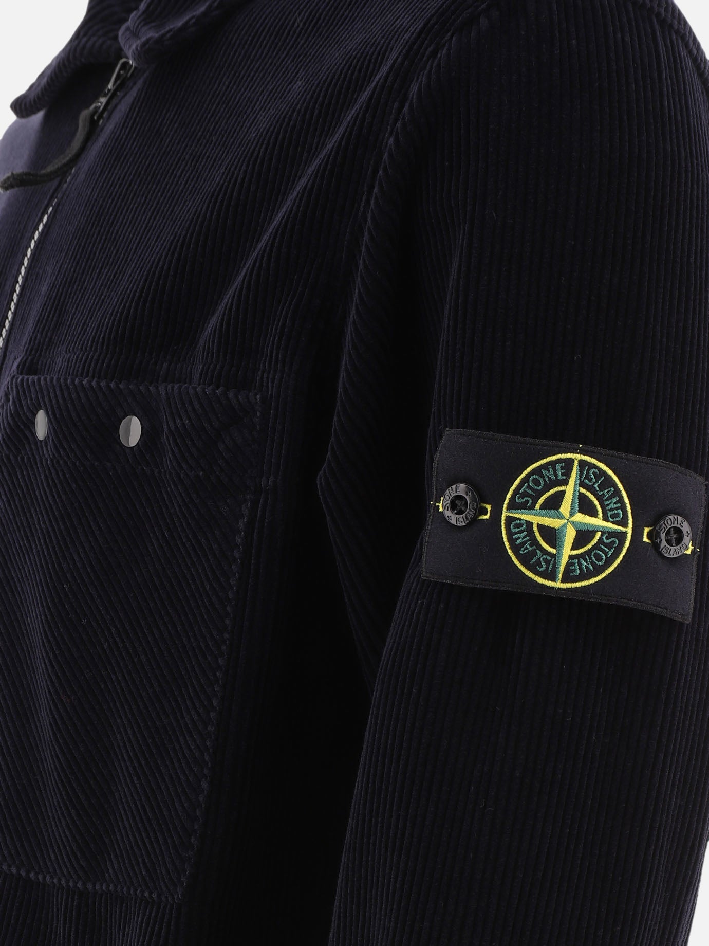 Overshirt jackets Solid colour  Blue - Stone Island Men | PDP | VIETTI Online Store | thumbnail_4