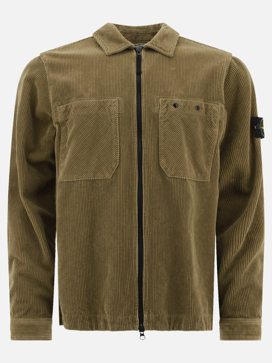 Overshirt jackets Solid colour  Brown - Stone Island Men | PLP | VIETTI Online Store 
