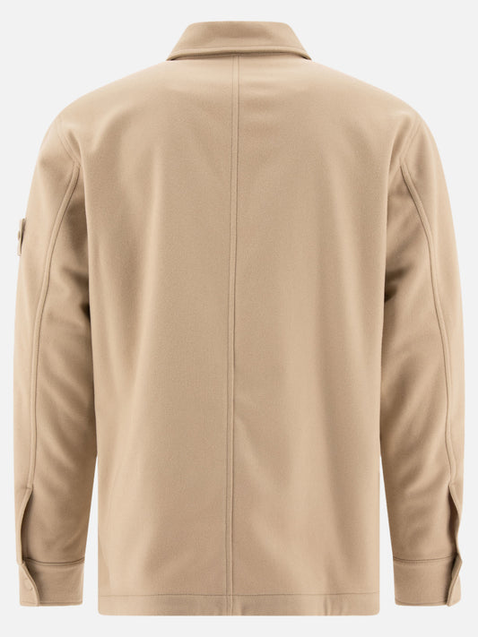Overshirt jackets Solid colour  Beige - Stone Island Men | PLP | VIETTI Online Store | 2
